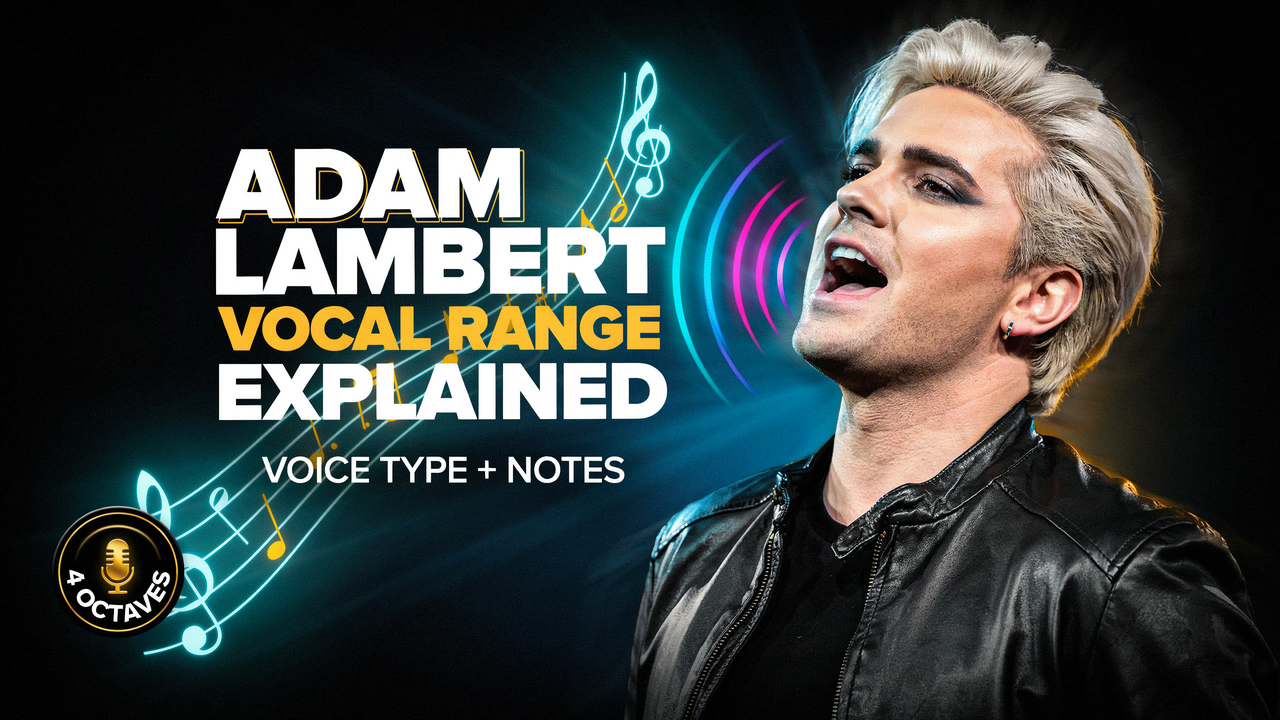 Adam Lambert Vocal Range: How Many Octaves & Voice Type