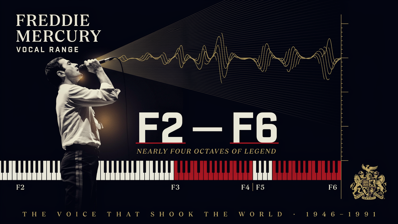 How Many Octaves Can Freddie Mercury Sing